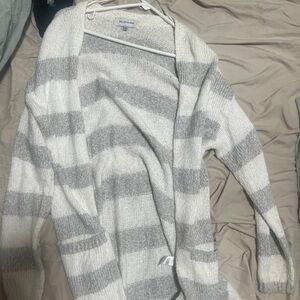 Cozy Knit Striped Cardigan